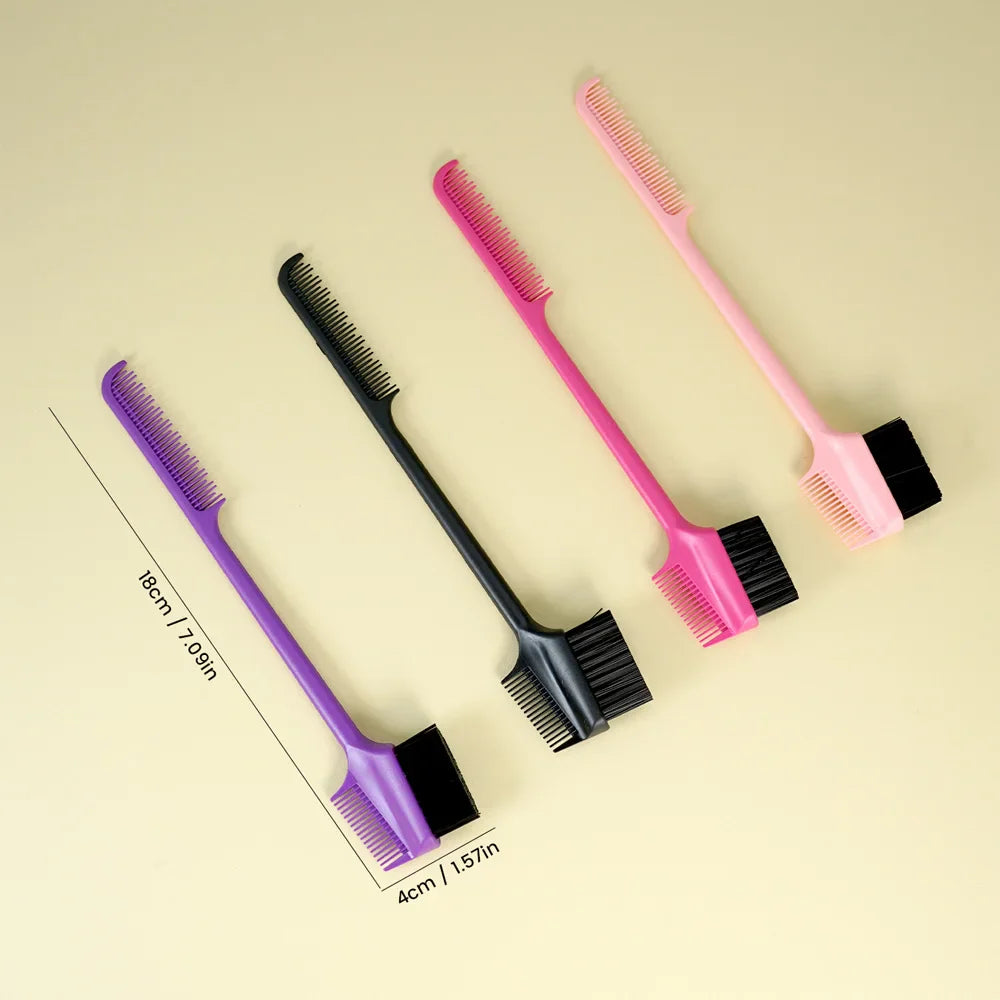 Double-Sided Hair Dye Brush & Comb Set – Salon & Home