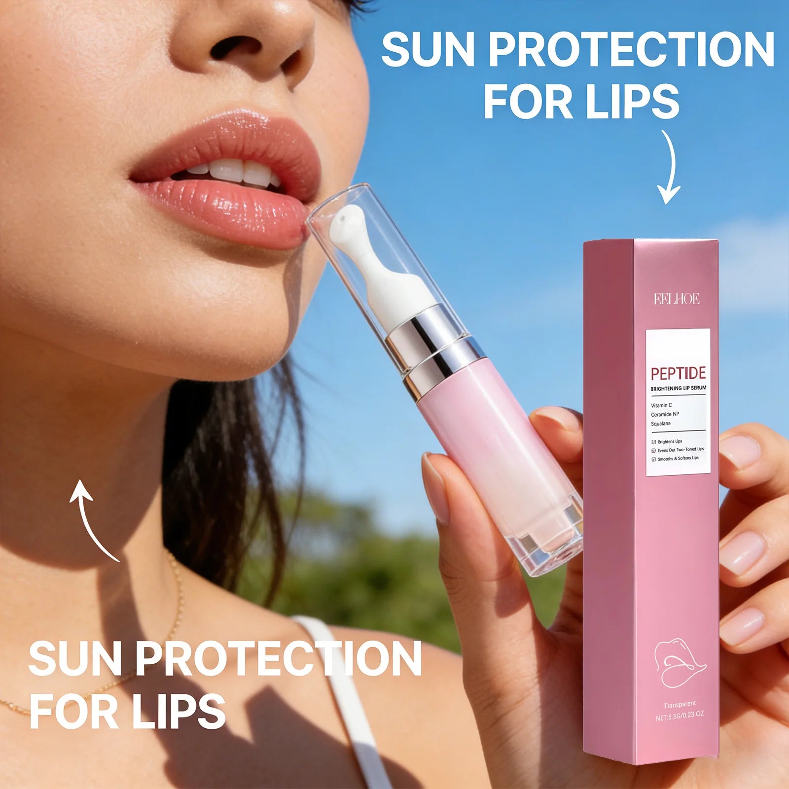 EELHOE Brightening Lip Serum – Lighten, Exfoliate & Moisturize Brightening Lip Serum Peaceful Pleasures Health and Wellness