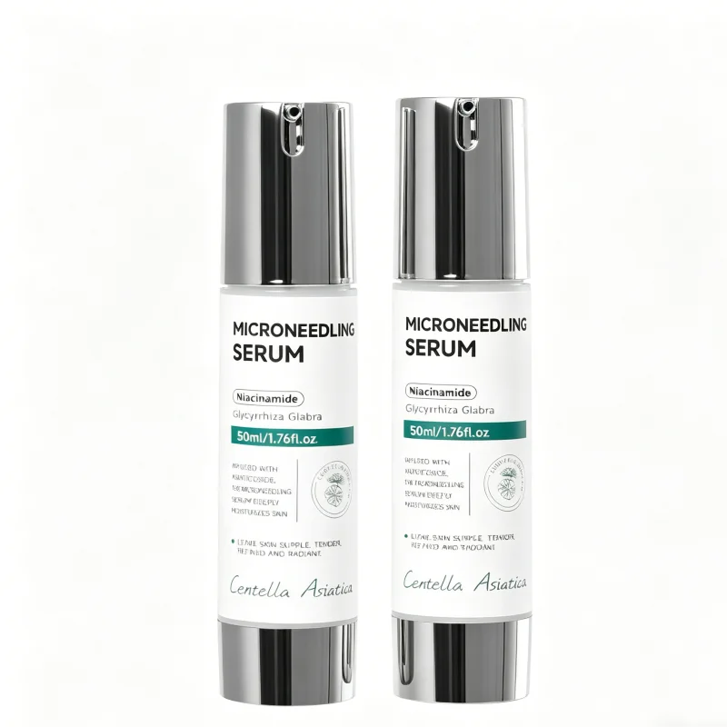 Niacinamide Centella Asiatica Microneedle Essence, Repair Skin Barrier Moisturizer Nourish For All Skin Types Korean Skincare Peaceful Pleasures Health and Wellness 2PCS