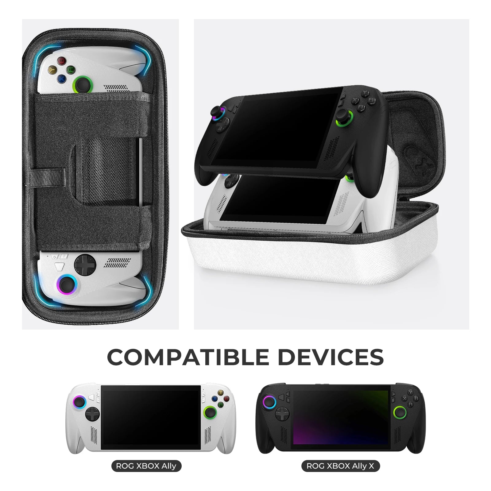 Portable EVA Carrying Case Shockproof Game Console Storage Bags Anti-Drop Protective Cover For ROG XBOX Ally/ROG XBOX Ally X Peaceful Pleasures Health and Wellness