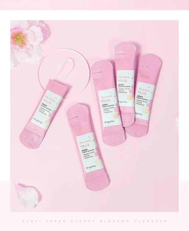 LAIKOU Sakura Overnight Leave-On Mask – Anti-Aging & Hydrating 3g Peaceful Pleasures Health and Wellness 20pcs