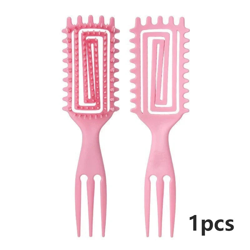 3-in-1 Curling Comb – Styling, Curling & Massage Tool