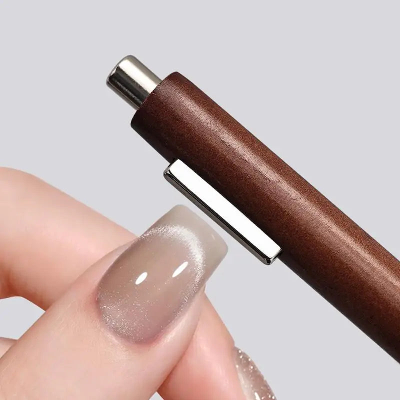 3 IN 1 Multi-function Cat Eye Magnet For Nail Art Strong Thick Magnetic Stick Large Cylindrical Magnetic Nail Tool Manicure DIY Peaceful Pleasures Health and Wellness