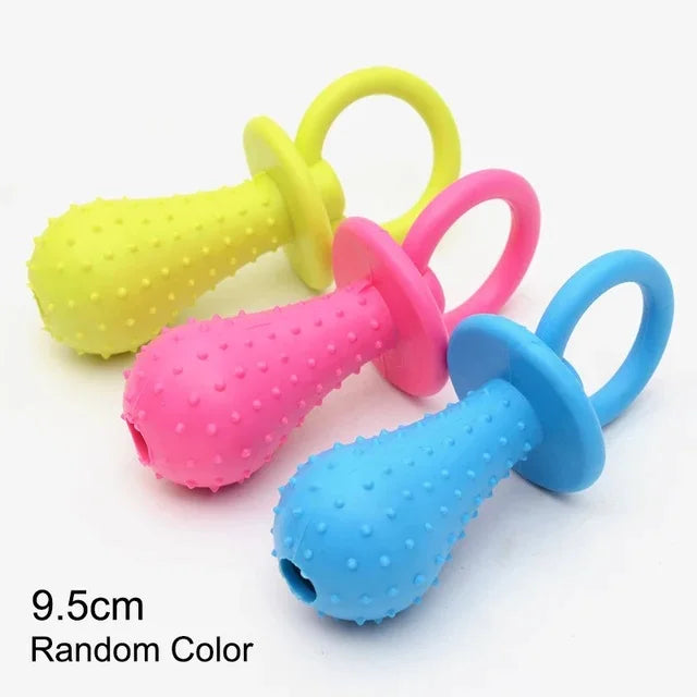 Rubber Chew Toy for Small Dogs – Teeth Cleaning & Training