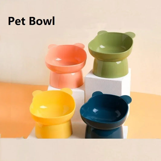 Elevated Tilted Cat Bowl | Non-Slip Raised Feeder & Waterer Elevated Cat Feeder Peaceful Pleasures Health and Wellness