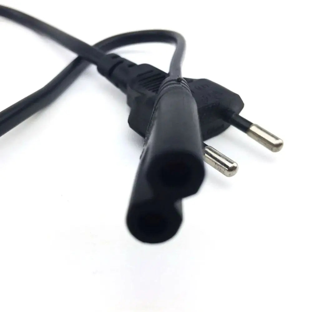 1Pc 0.6m Cameras European Printers Laptop EU Power Charge Power Cables C7 To Euro 2 Pin Cord Figure 8 Peaceful Pleasures Health and Wellness