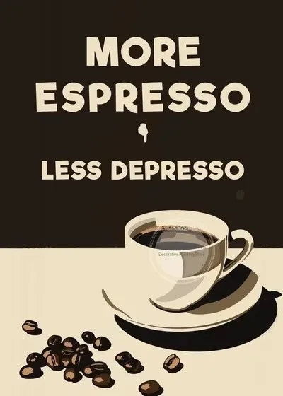 Retro Coffee Club Canvas Print Chic Food Beverage Beige Background Wall Art Posters for Modern Living Room Bedroom Home Decor Peaceful Pleasures Health and Wellness 6 30x40cm Unframed