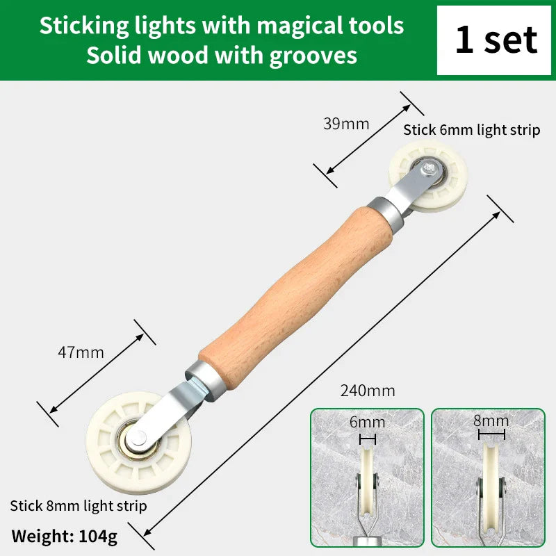 Double-Head Window Screen Installation Roller Repair Tool