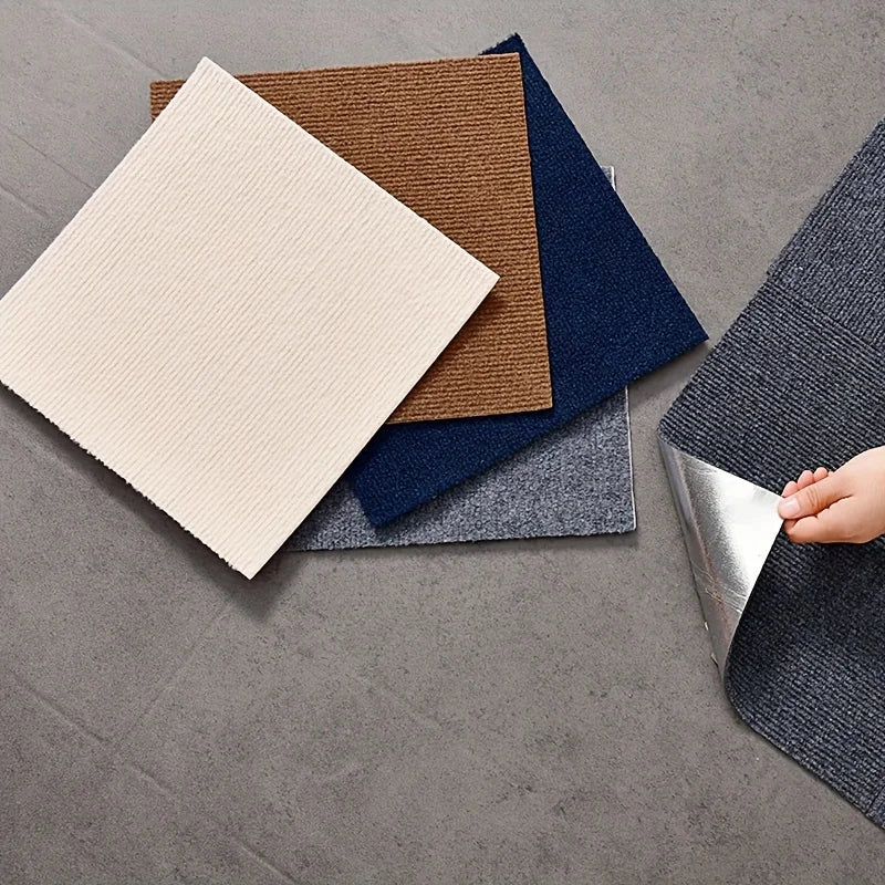 Self-Adhesive Carpet Tiles 30x30cm | DIY Anti-Slip Modular Rug