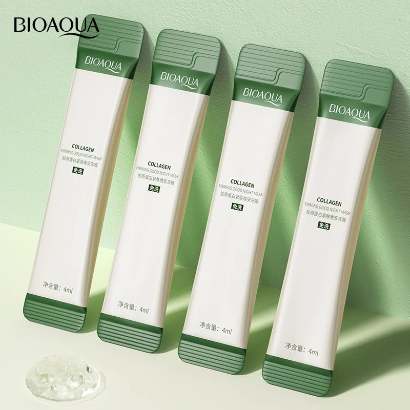 BIOAQUA Collagen Sleeping Face Mask 30pcs | Anti-Wrinkle Overnight