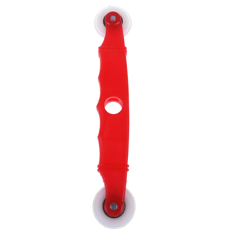 Red Nylon Handle Window Mesh Roller Window Install Tool DIY Screen Door Installation Hand Spline Roller Rolling Tool Peaceful Pleasures Health and Wellness Red
