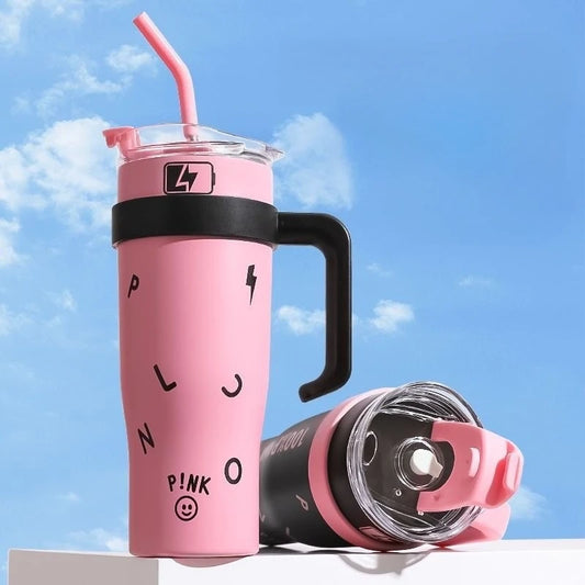 High appearance 1200ml stainless steel vacuum insulated water cup, large capacity insulated bottle, picnic travel car water cup Peaceful Pleasures Health and Wellness