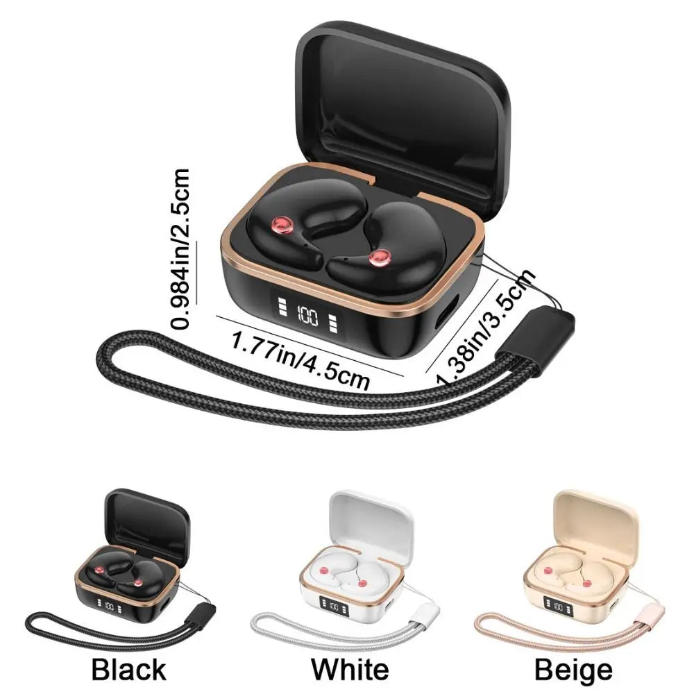 Practical Bluetooth 5.3 Bluetooth Earphones Noise Reduction Waterproof Wireless Headsets HiFi Stereo Earbuds Earphone for Home Peaceful Pleasures Health and Wellness