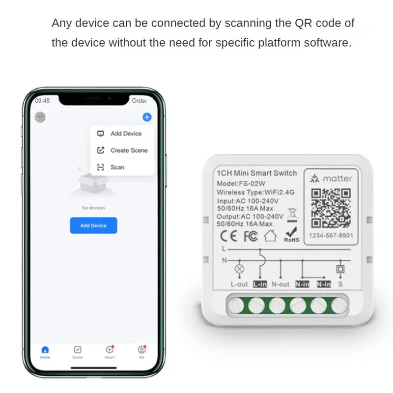 A36T-16A Wifi Mattre Smart Switch With Power Metering Mini Smart Breaker Smart Life Control Support Google Home Replacement Peaceful Pleasures Health and Wellness