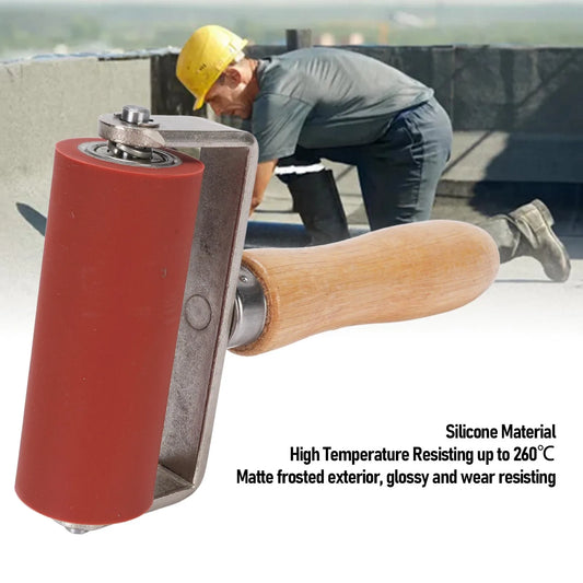 Hand Press Roller 260℃ High Temp Resisting Silicone Welding Seam Roller Versatile Usage Stable Flexible for Tarpaulin Membrane Peaceful Pleasures Health and Wellness