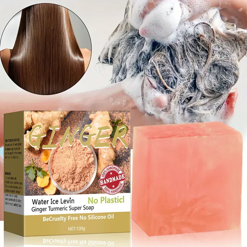 Turmeric Ginger Shampoo Bar | Handmade Cold Process Soap