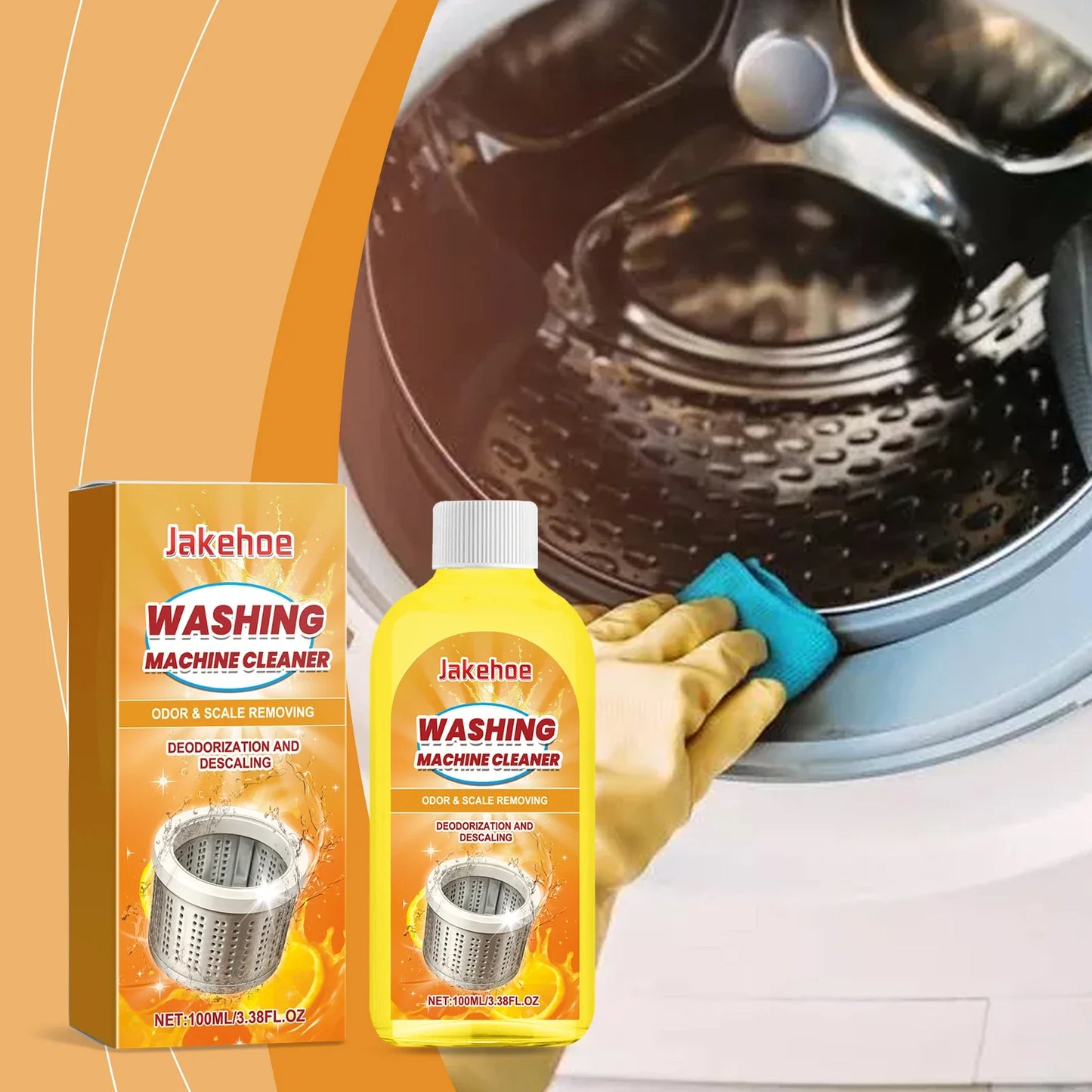 Jakehoe Washing Machine Cleaner – Deep Clean Inner Drum 100ml