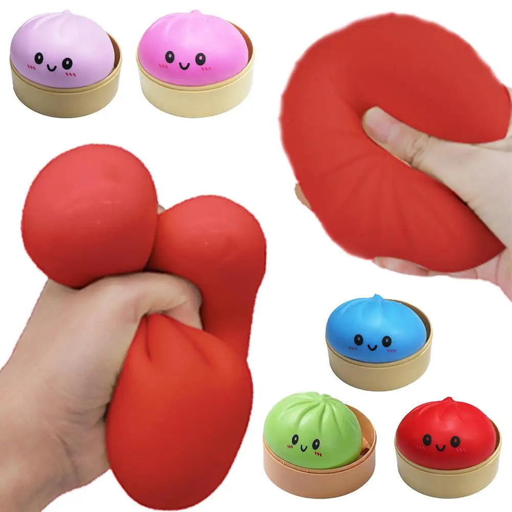 Colorful Dumpling Stress Balls for Decompression Play Peaceful Pleasures Health and Wellness