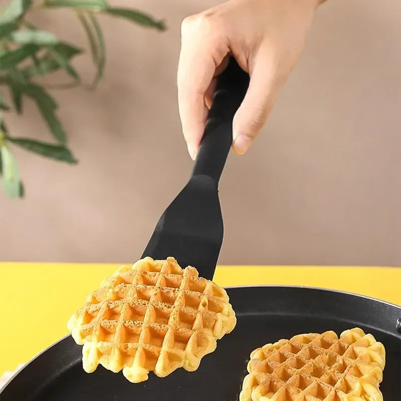 Silicone Kitchenware Non Stick Pan Frying Shovel Kitchen High Temperature Resistant Pancake Frying Steak Shovel Special Shovel Peaceful Pleasures Health and Wellness