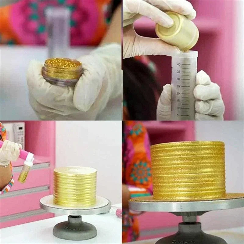 DIY Cake Spray Gun Manual Cake Coloring Duster Airbrush Pump cake Peaceful Pleasures Health and Wellness
