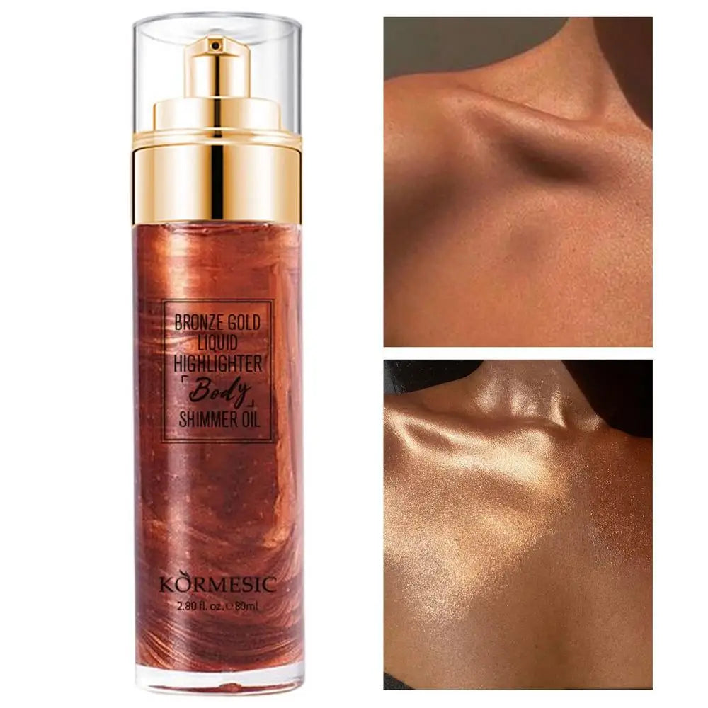 Body & Hair Glitter Spray – Shimmer Highlighter Makeup Mist