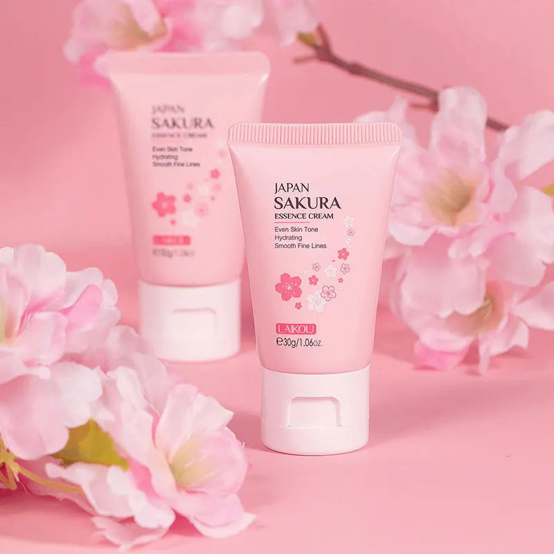 SAKURA 5-Piece Facial Skincare Set – Eye Cream, Mask & More