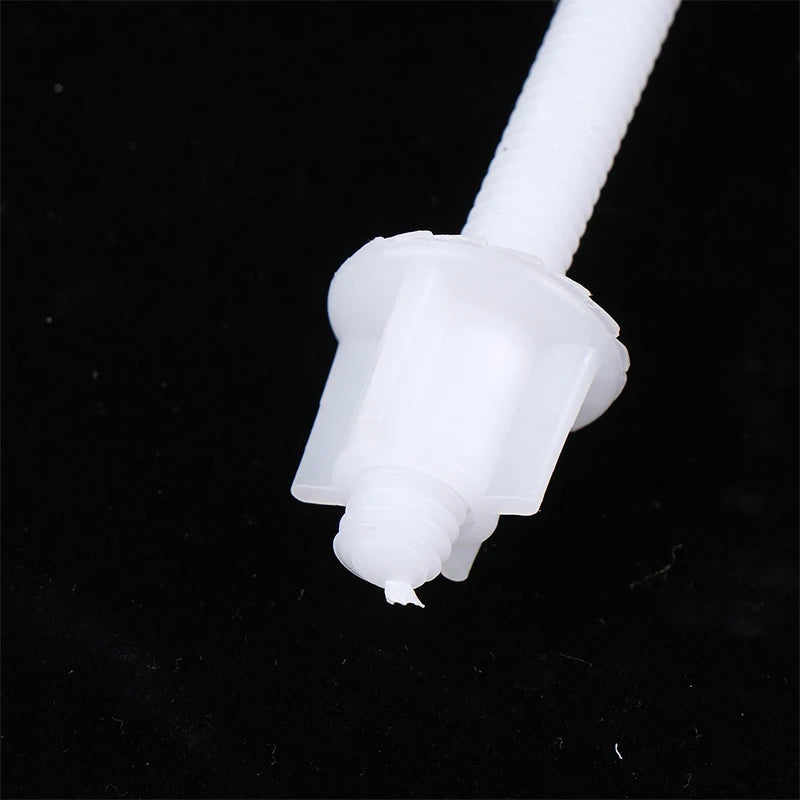 New 2 Pcs Plastic Toilet Seat Hinge Repair Bolts + Fitting Screws +Washers Kit For Home Bathroom Accessories Peaceful Pleasures Health and Wellness