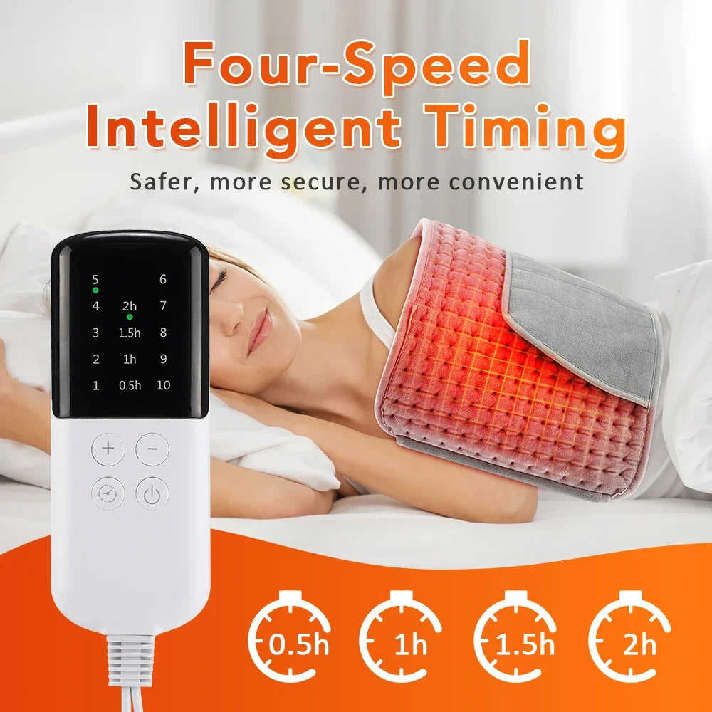 Electric Heated Waist Belt – 10-Level Temp Control & Timer