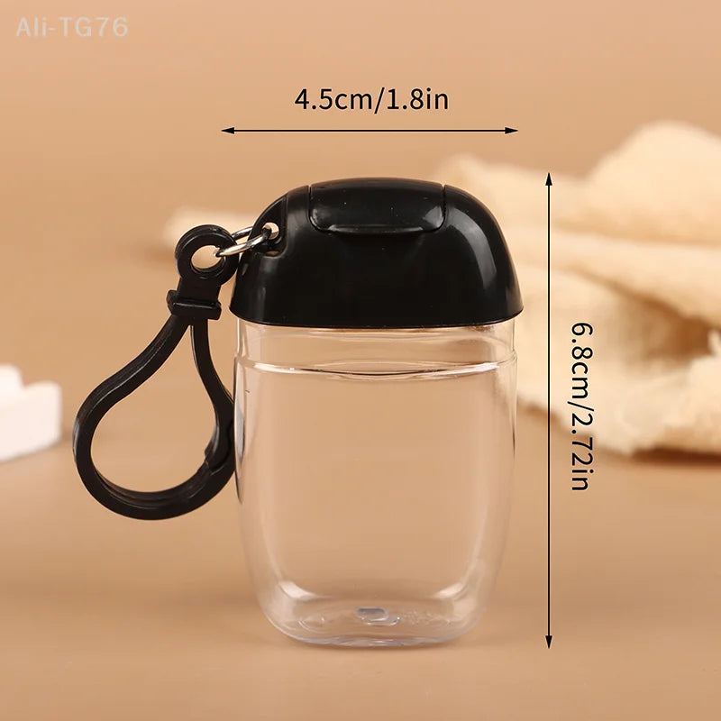 30ml Refillable Travel Bottle with Hook | Mini Liquid Dispenser