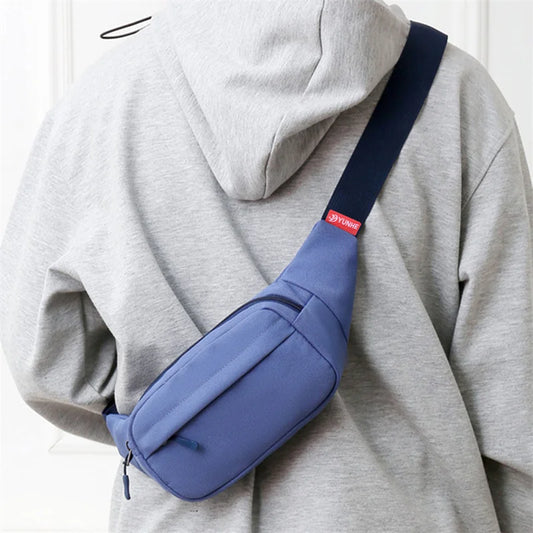 Canvas Fanny Pack Belt Bag – 3 Pockets, Men & Women Fanny Pack Belt Bag Peaceful Pleasures Health and Wellness