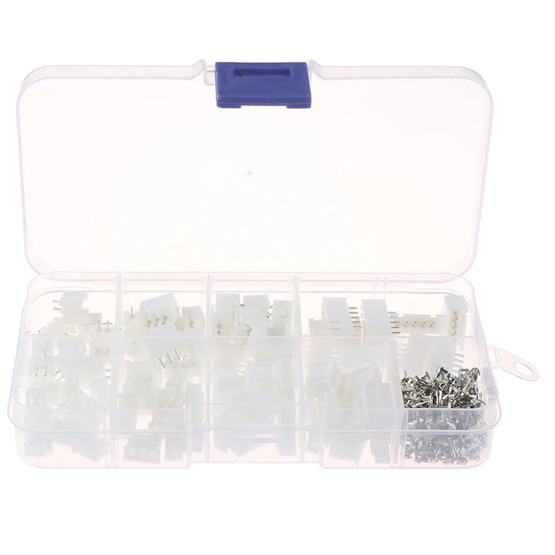 New 1Box JST-XH Kit 2/3/4/5Pin XH2.54MM Terminal Housing PCB Header Wire Connectors Peaceful Pleasures Health and Wellness