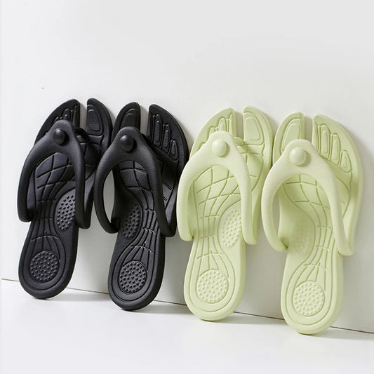 JPNTKY Foldable Flip-Flops – Travel Beach Sandals Men & Women Foldable Flip-Flops Peaceful Pleasures Health and Wellness