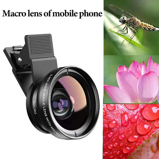Mobile Phone 37MM 0.45X 49UV Super Wide-angle + Macro Lens For Mobile Camera For Phone Cell Phone Accessories Smartphone Support Peaceful Pleasures Health and Wellness