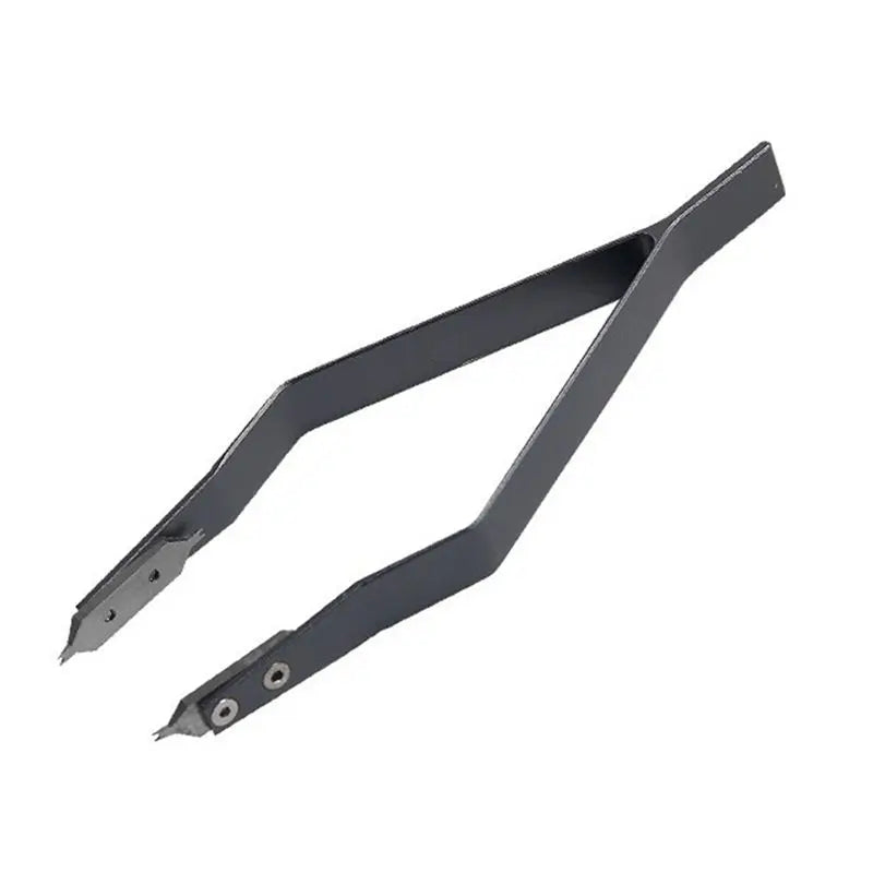A36T-7825 V Type Watch Spring Bar Tweezers For Watch Repair Y-Type Tape Remover Spring Ear Removal Pliers Peaceful Pleasures Health and Wellness Dark Gray
