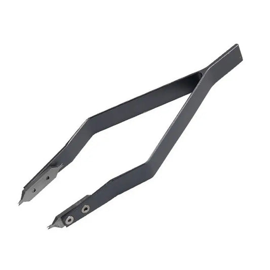 A36T-7825 V Type Watch Spring Bar Tweezers For Watch Repair Y-Type Tape Remover Spring Ear Removal Pliers Peaceful Pleasures Health and Wellness Dark Gray