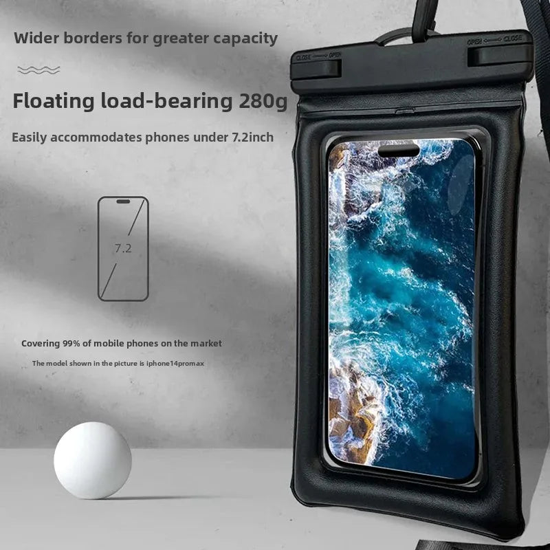 IPX8 waterproof mobile phone bag transparent pouch for swimming bag phone waterproof case underwater phone case waterproof pouch Peaceful Pleasures Health and Wellness
