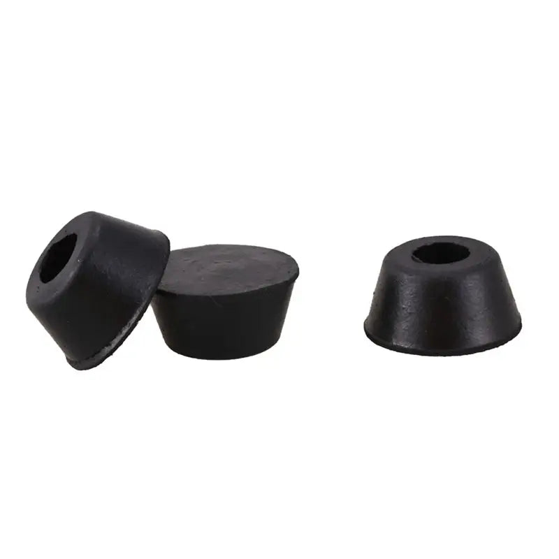 A36T-100 Pcs 21Mm X 10Mm Conical Recessed Rubber Feet Bumpers Pads Black Peaceful Pleasures Health and Wellness