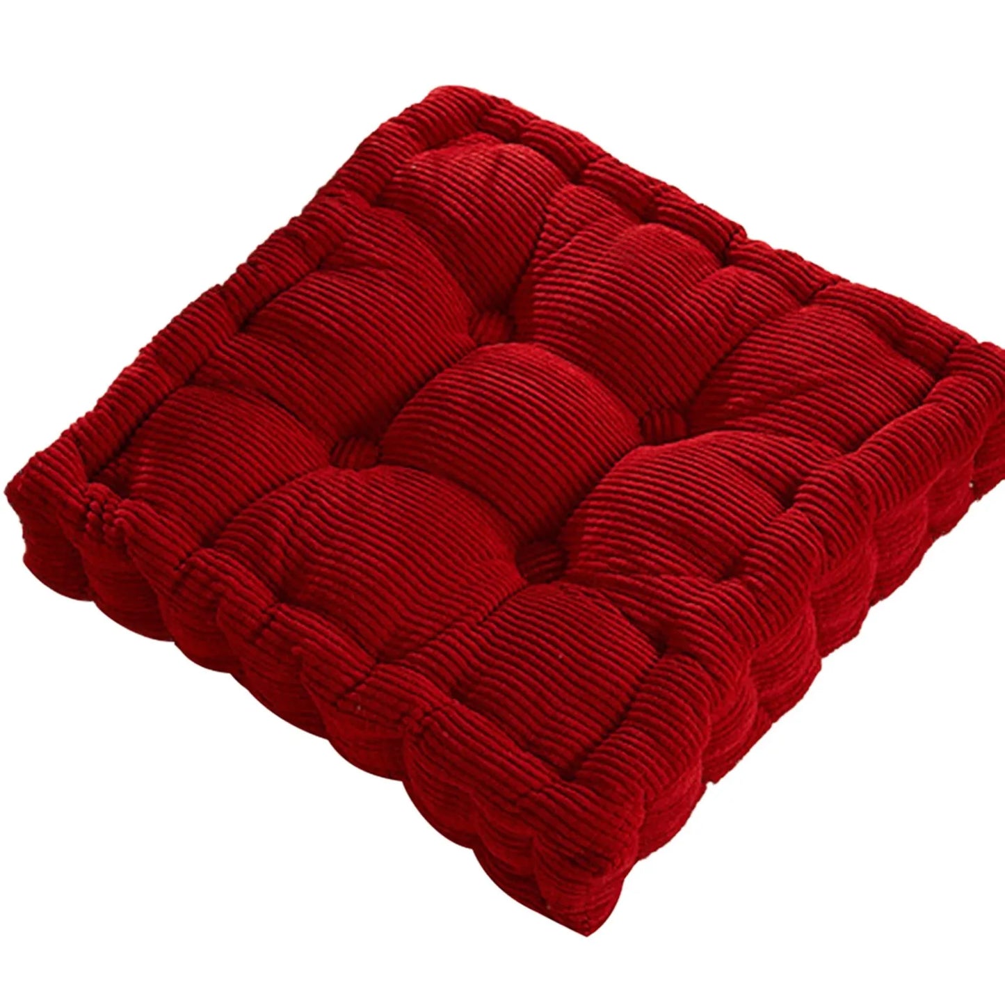 Thicken Square Corncob Tatami Seat Office Chair Cushion Soft Sofa for Home Floor Decor Textile Knee Pillow Office Outdoor Mat Peaceful Pleasures Health and Wellness Wine