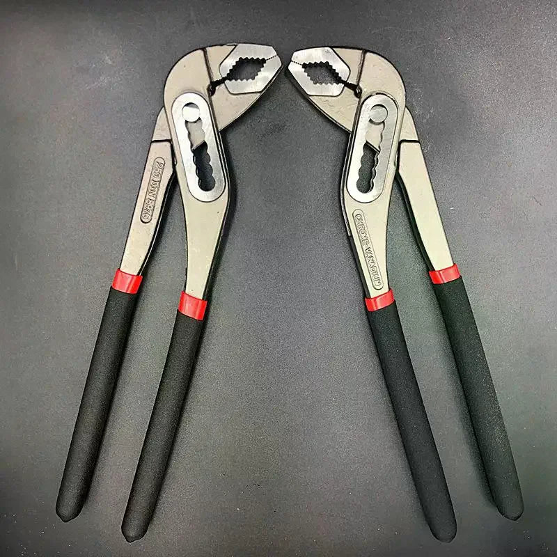 Pipe Wrench 8/10/12" Chrome Vanadium Adjustable Jaw Pliers