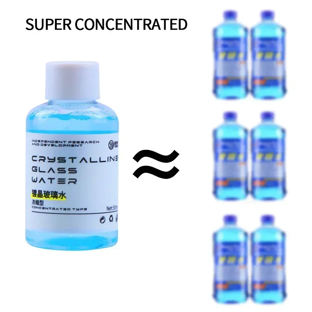 50ml Auto Windshield Cleaning Liquid Car Windshield Glass Oil Film Paint Care Agent Waterproof Polishing Detailing Accessories Peaceful Pleasures Health and Wellness