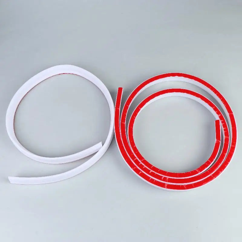 New 1pcs 1/2M Bathroom Shower Water Stopper Dam Barrier Seal Strip PVC Self-adhesive Practical Accessories Peaceful Pleasures Health and Wellness
