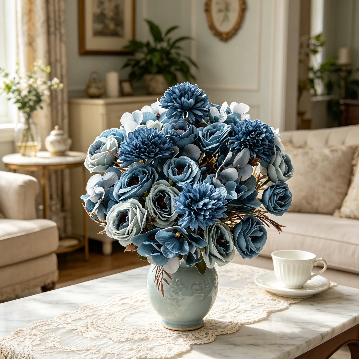 Silk Rose Artificial Flowers for Wedding, Home & DIY Decor