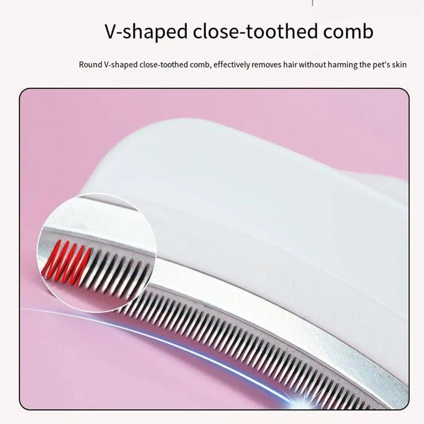Self-Cleaning Dematting Comb for Cats & Dogs | Grooming Brush