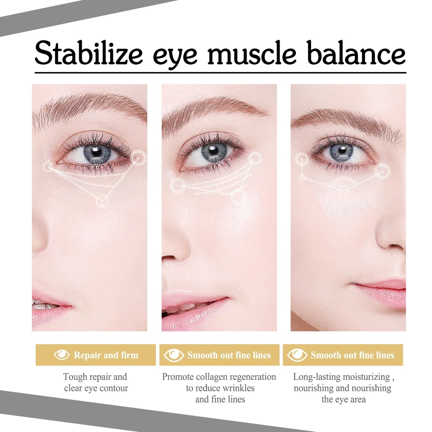 WEST MONTH Firming Eye Gel – Dark Circles & Eye Bags