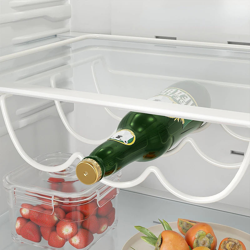 Creative Home Furnishing Accessories Beer Bottle Fridge Organizer Wine Display Shelf Holder Hook Refrigerator Storage Rack Peaceful Pleasures Health and Wellness