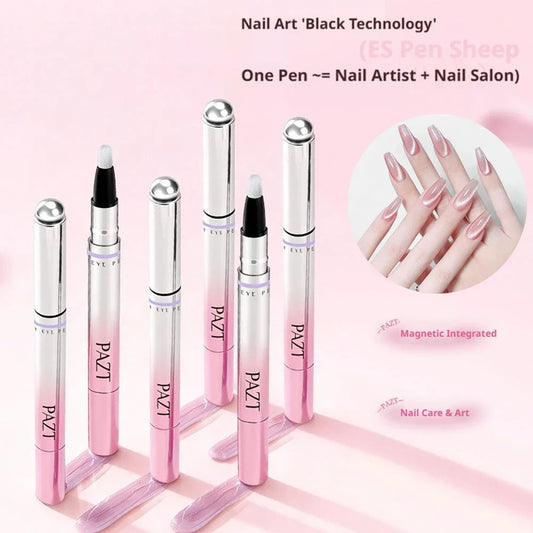 Cat Eye Magnetic Gel Nail Pen – 6-in-1 DIY Nail Art Tool Magnetic Nail Pen Oasis Select