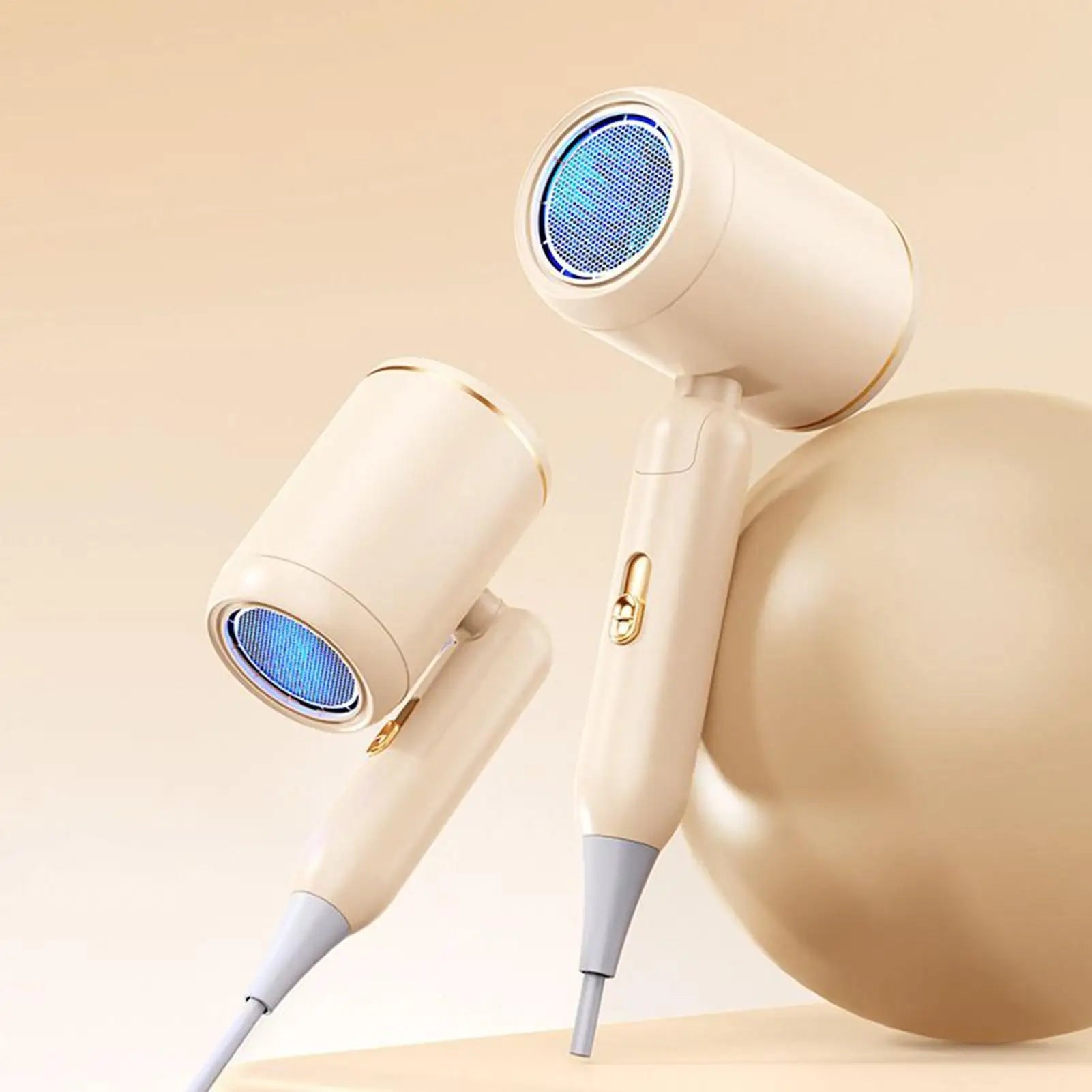 Foldable Portable Hair Dryer for Women & Men | Travel & Home Portable Hair Dryer Peaceful Pleasures Health and Wellness