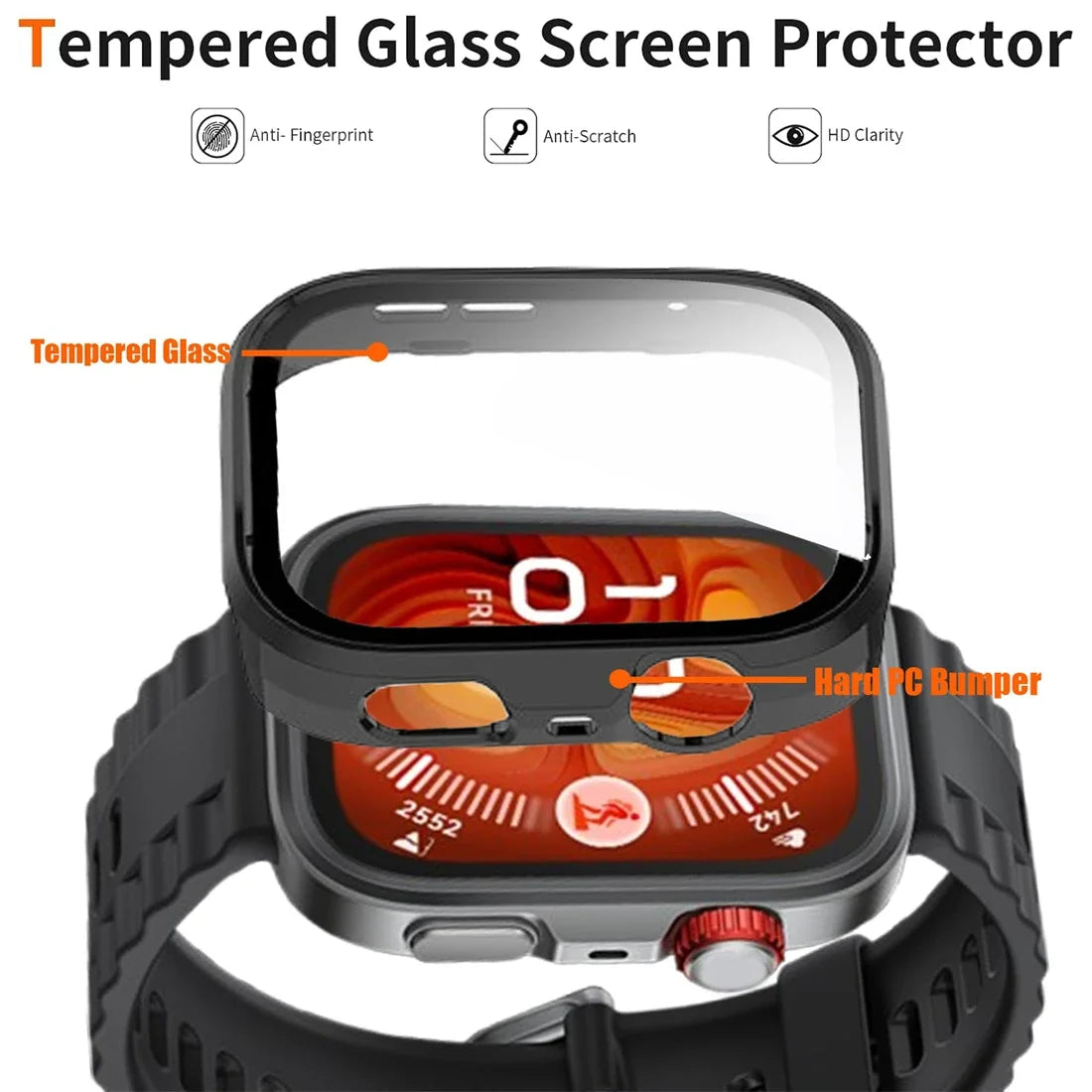 Huawei Watch Fit 4 / 4 Pro Tempered Glass & PC Case Bundle Peaceful Pleasures Health and Wellness