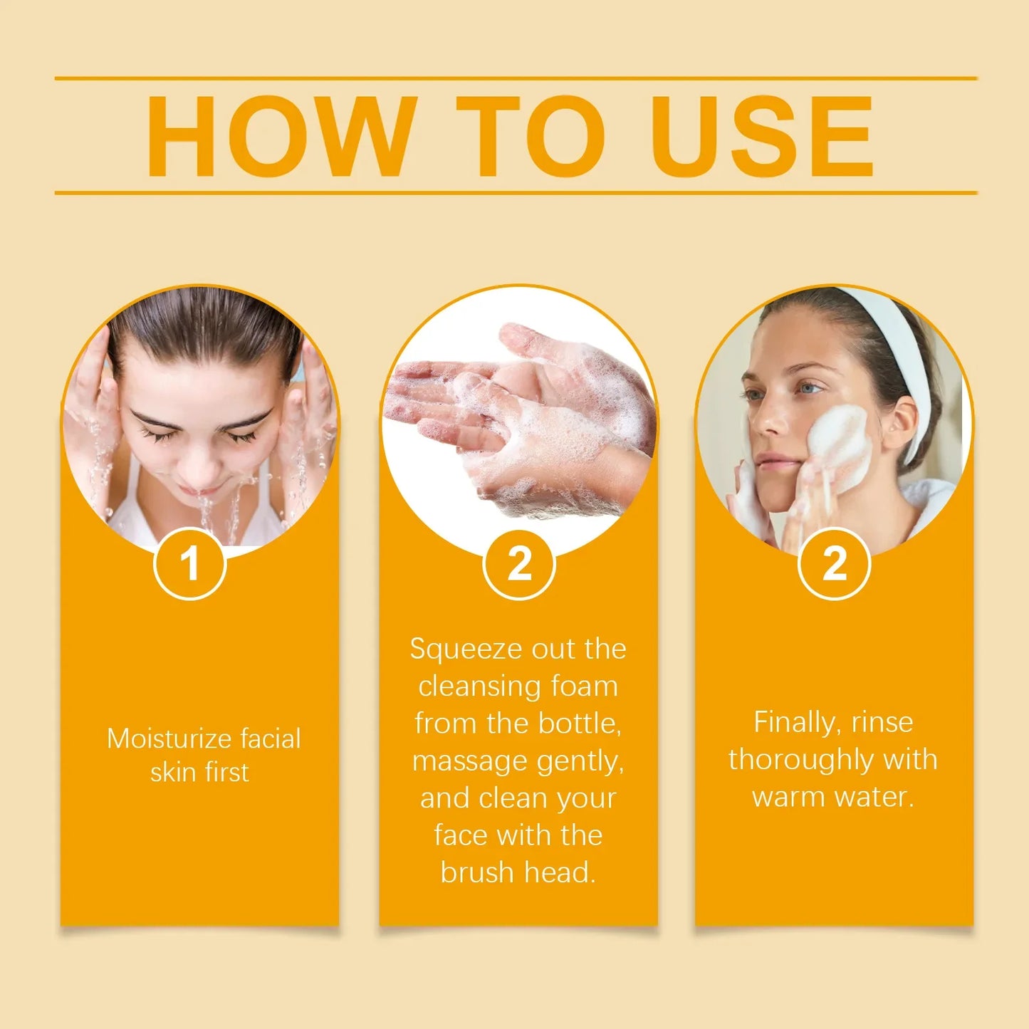 JAYSUING Turmeric Foam Facial Cleanser – Pore & Oil Control 100ml