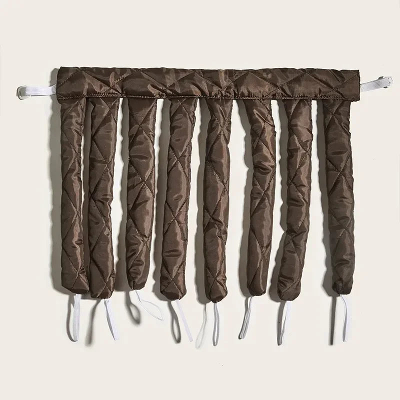 Heatless Sleeping Hair Curlers No Heat Curling Iron Rod Headband Curls Silk Ribbon Hair Rollers Soft Bar Wave Hair Styling Tool Peaceful Pleasures Health and Wellness